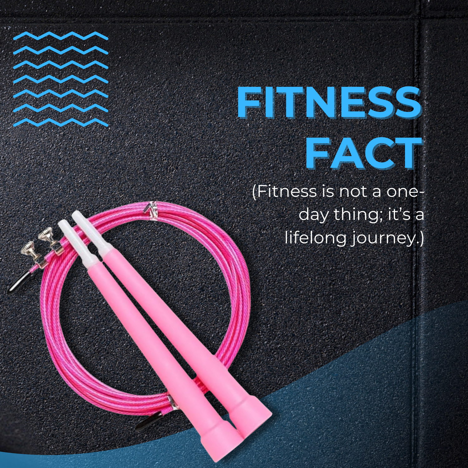 INSPIRED FITNESS Speed Skipping Rope Adjustable Jump Rope | Rope for Men and Women | PVC Coated | Gym Skipping Rope for Home Workout | Adjustable Jump Rope for Cardio & CrossFit Training