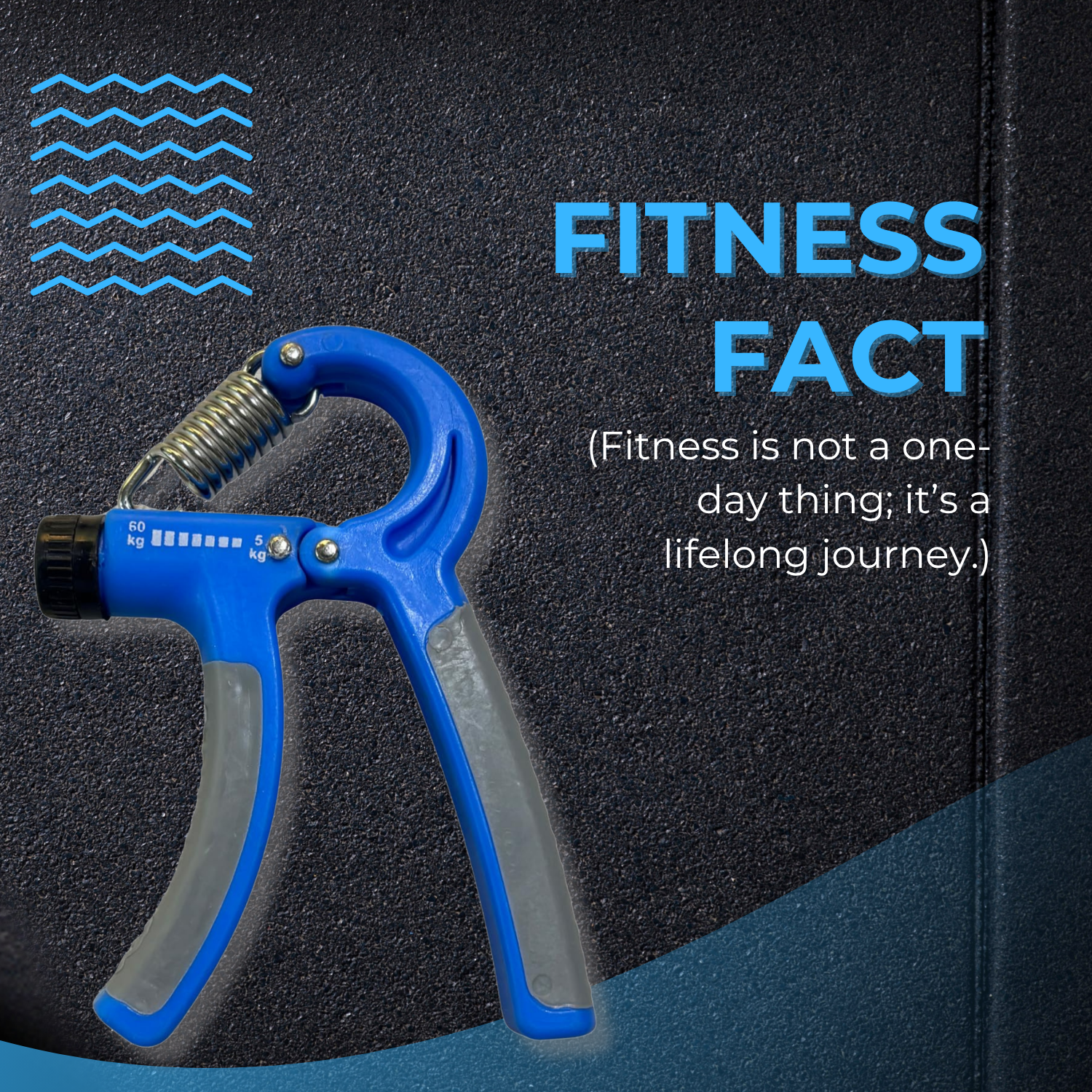 Hand Grip Strengthener Adjustable Hand Gripper, Wrist Exerciser, Grip Exerciser for Men, Hand Gripper for Gym, Hand Exerciser for Strength, Finger Strengthener (5-60kg Adjustable) (Blue)