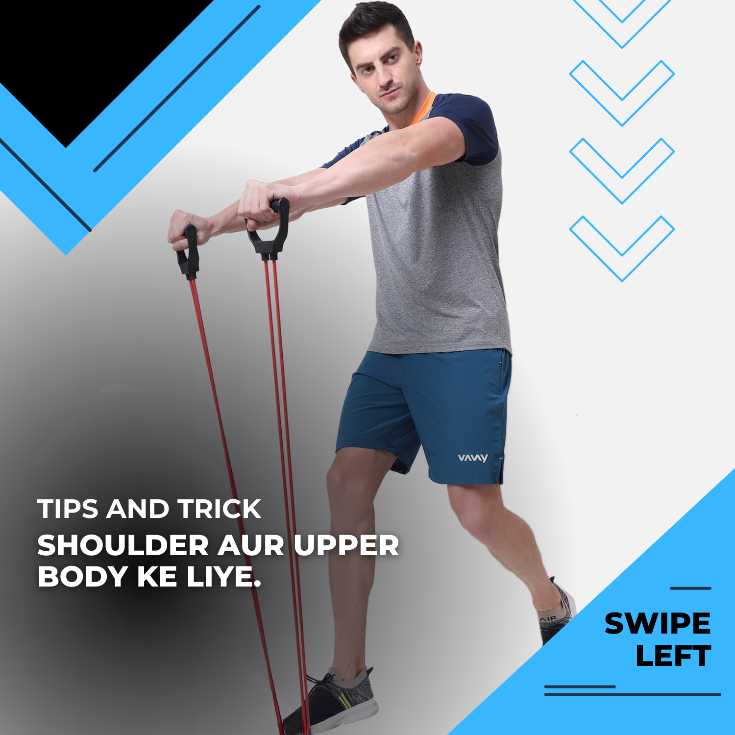 Resistance Band with Handles for Home Gym – Workout Bands for Strength Training – Durable Exercise Resistance Bands – Resistance Tubes for Home Gym – Fitness Bands for Men and Women