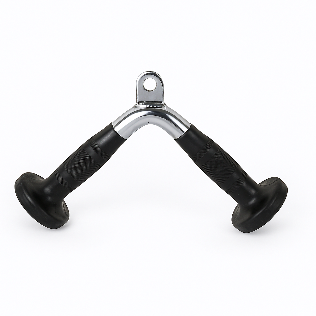 V-Handles for Cable Machine – Adjustable Gym Adjustable V-Handles for Cable Machine – Heavy Duty Steel Attachment for LAT Pulldown, Tricep & Bicep Workouts – V Bar for Home & Gym