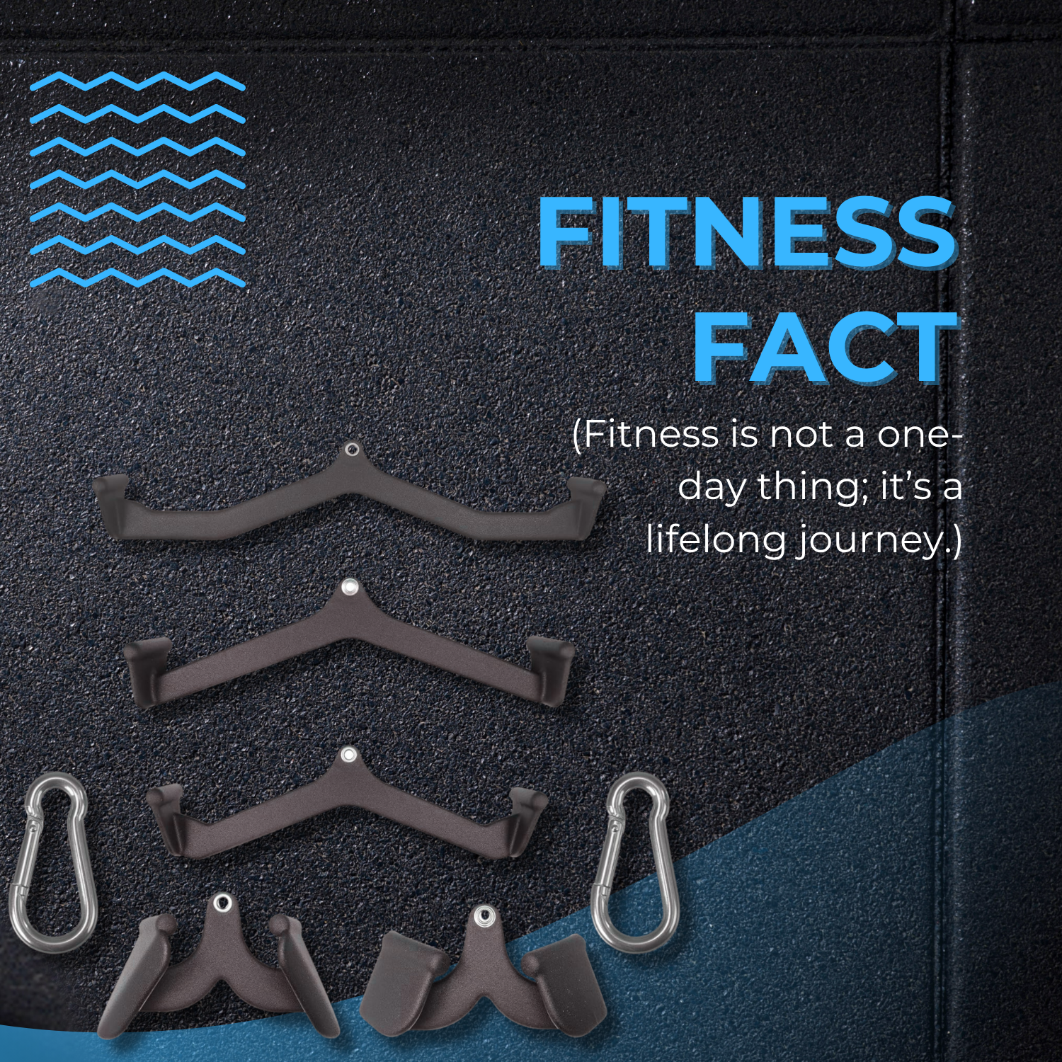 INSPIRED FITNESS Mag Grip Handle Attachment for Cable Machine – LAT Pulldown Mag Grip Set | Gym Mag Grip Bar for Back and LAT Pull Down Handle | Ergonomic Mag Grip