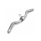 Tricep Press Down Curl Bar Silver