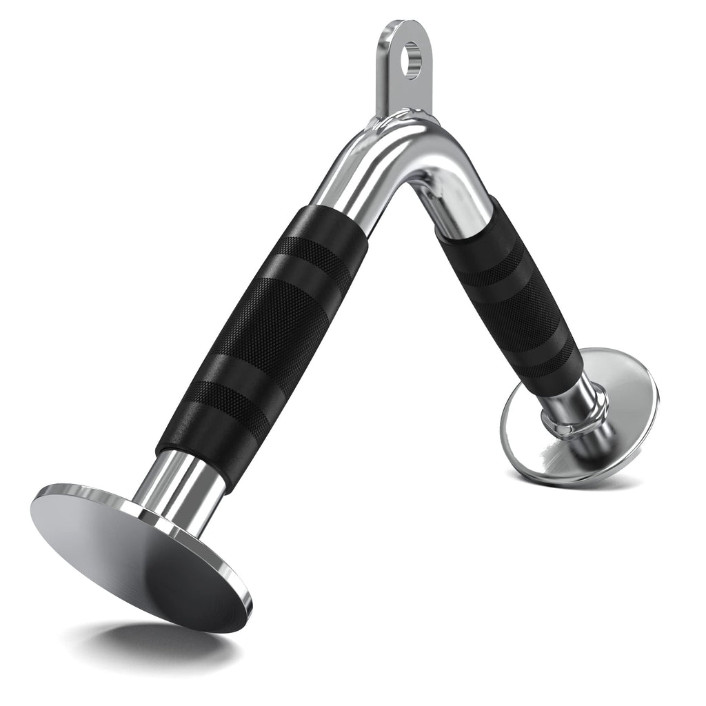 V-Handles for Cable Machine – Adjustable Gym Adjustable V-Handles for Cable Machine – Heavy Duty Steel Attachment for LAT Pulldown, Tricep & Bicep Workouts – V Bar for Home & Gym