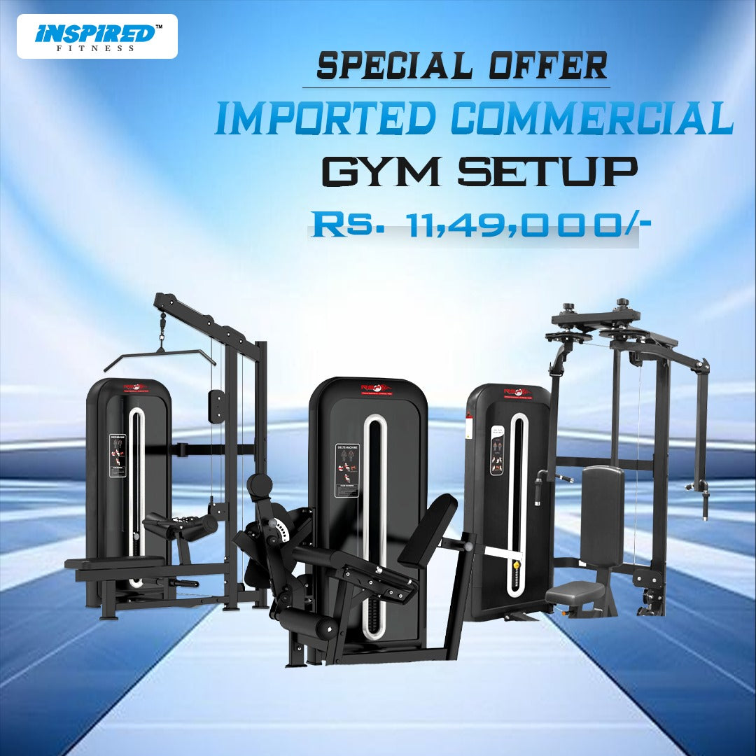 INSPIRED FITNESS COMMERCIAL GYM SETUP RS. 11,49,000/-