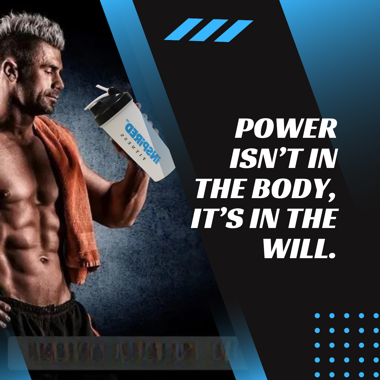 Gym Shaker Bottle 600ml – BPA Free Shaker Bottle for Gym – Gym Shaker Cup with Mixing Ball – Sports Shaker Bottle – Gym Shaker Bottle with Storage – Plastic for Gym (White)