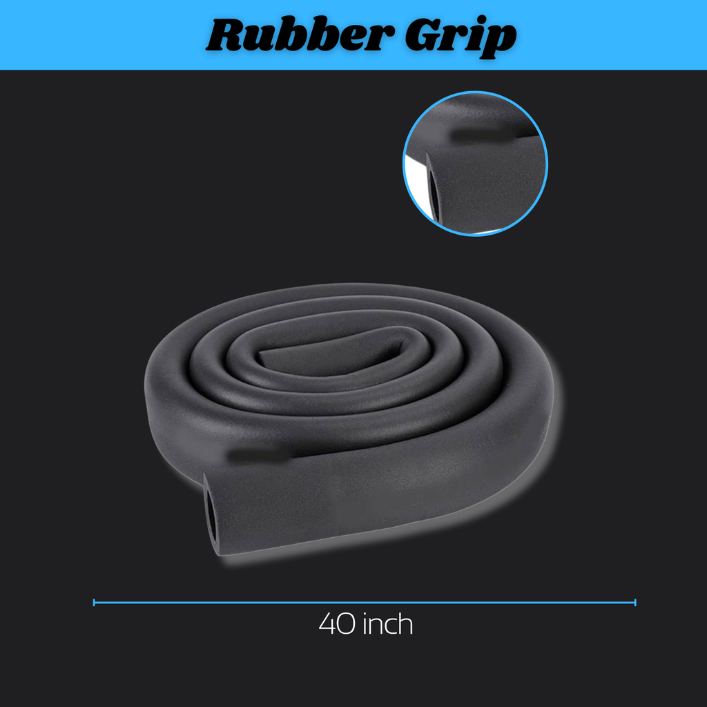 Rubber Grip Rubber Pipe Insulation Foam –Thickness | Black Foam Pipe Cover for Plumbing | Thermal Insulation Tube for Air Conditioner,– Rubber Grip Rubber Pipe – Black Cover