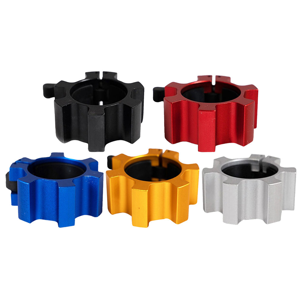 Heavy Duty Olympic Barbell Locking Clips, 2 Inch Aluminum Quick Release Clamps