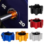 Heavy Duty Olympic Barbell Locking Clips, 2 Inch Aluminum Quick Release Clamps