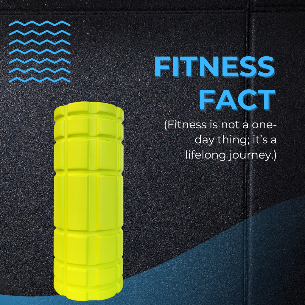 Foam Roller Muscle Recovery | Exercise Roller for Back and Legs | Gym High-Density Yoga Roller | Deep Tissue Massage Foam Roller | Roller for Back and Legs for Workout & Therapy