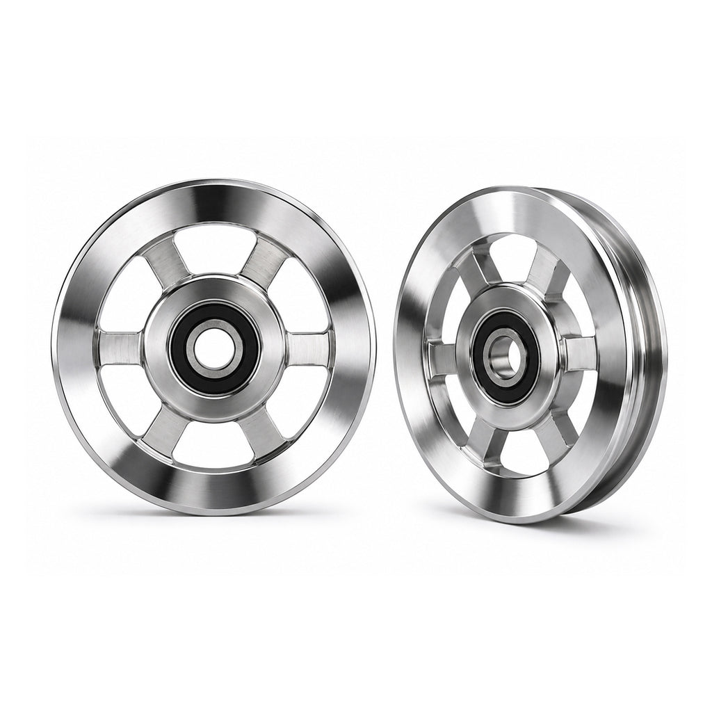 Aluminium  Pully 105 MM (IMPORTED) Set of 2