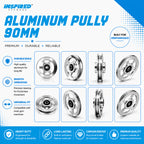 INSPIRED FITNESS Aluminium Pully 90mm (IMPORTED)