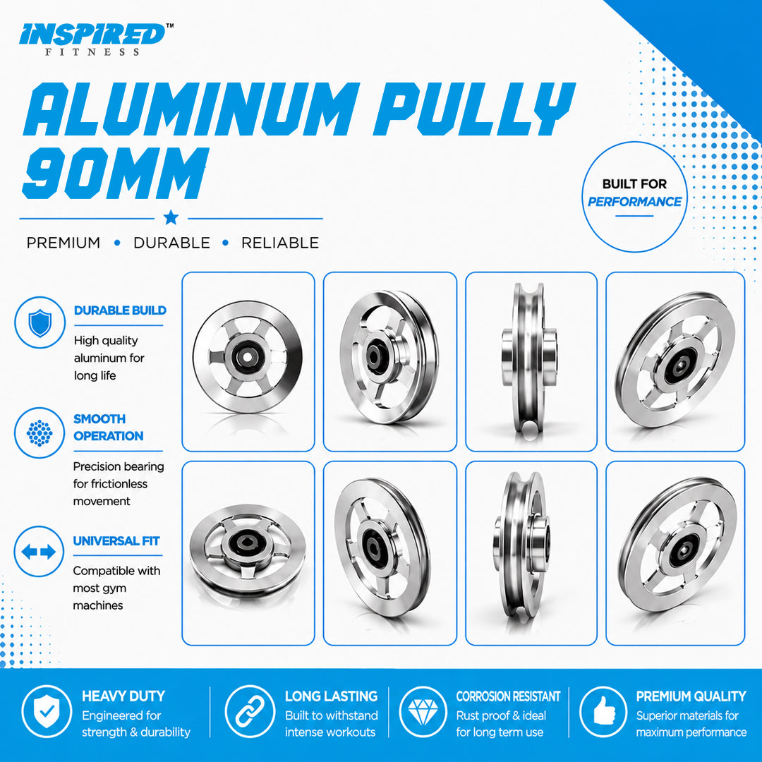 INSPIRED FITNESS Aluminium Pully 90mm (IMPORTED)