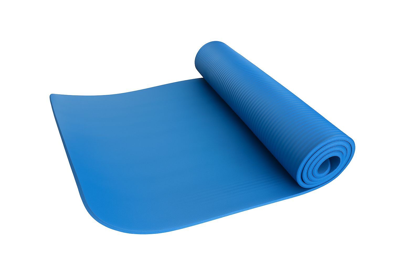 Yoga Mat for Exercise | Portable Yoga Mat Men/Women (Blue)