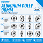 INSPIRED FITNESS Aluminium Pully 90mm