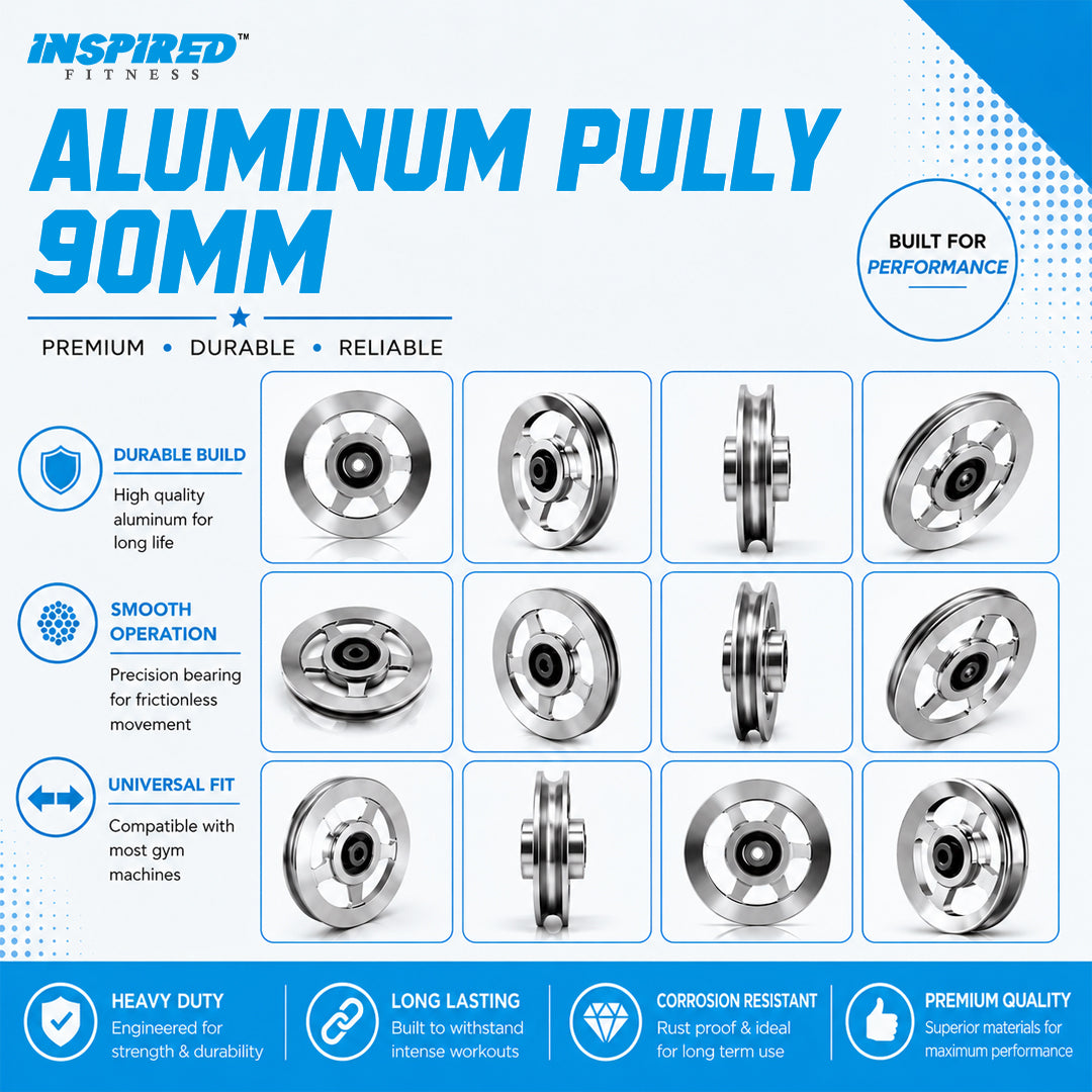 INSPIRED FITNESS Aluminium Pully 90mm
