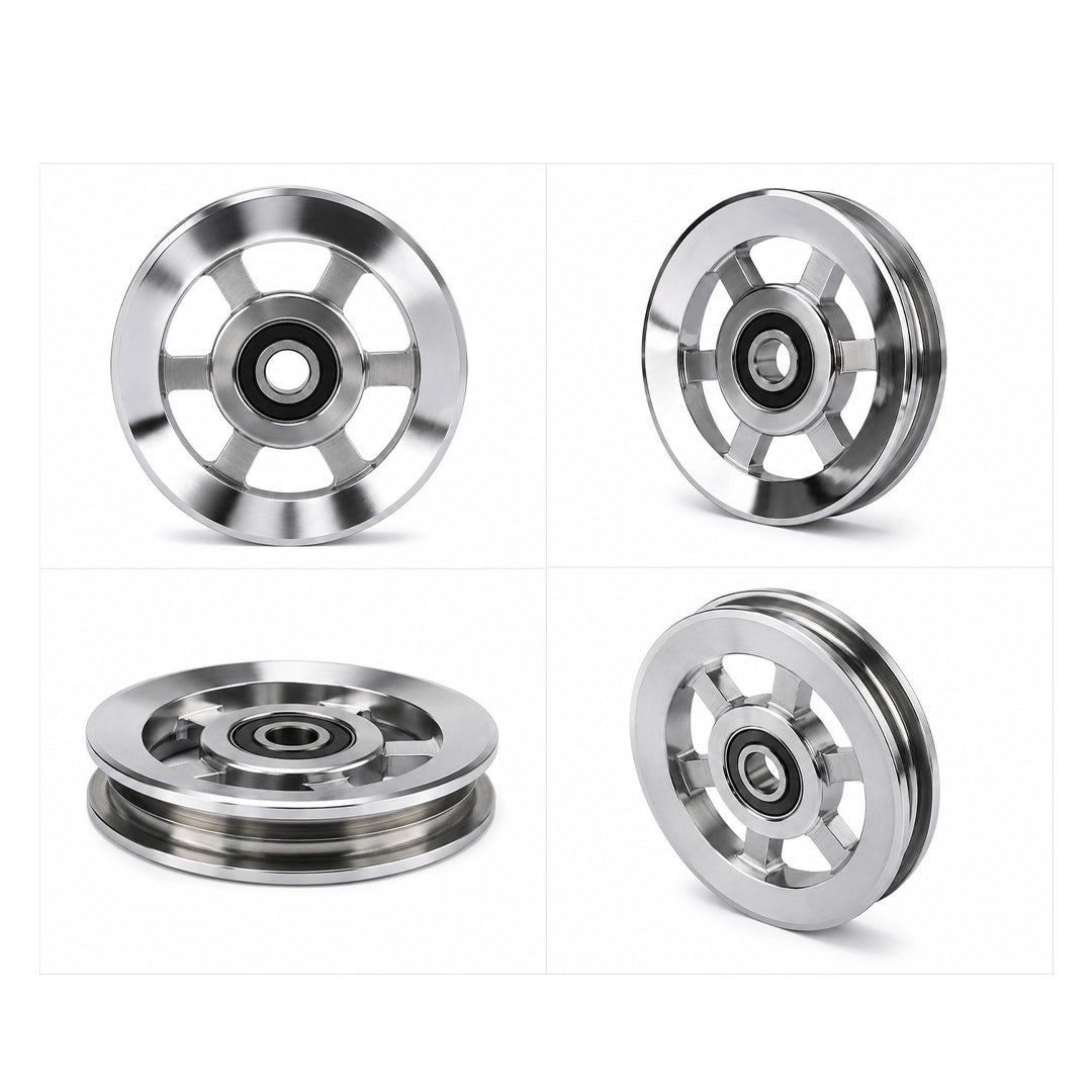 Aluminium  Pully 105 MM (IMPORTED)