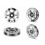 Aluminium  Pully 105 MM (IMPORTED) Set of 4