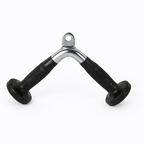 V-Handles for Cable Machine – Adjustable Gym Adjustable V-Handles for Cable Machine – Heavy Duty Steel Attachment for LAT Pulldown, Tricep & Bicep Workouts – V Bar for Home & Gym