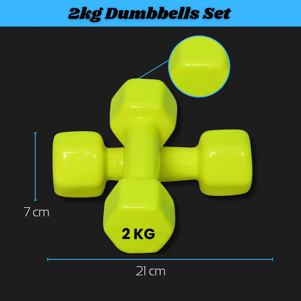 Product Description – 2 KG Vinyl Dumbbell