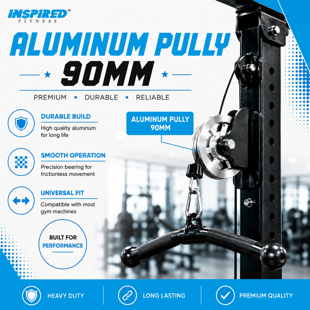 INSPIRED FITNESS Aluminium Pully 90mm