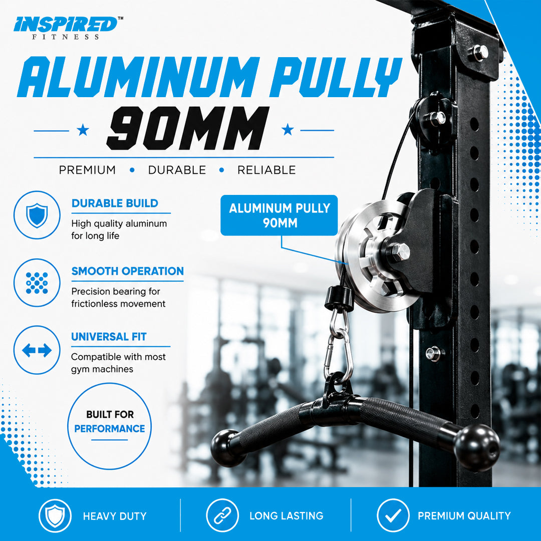 INSPIRED FITNESS Aluminium Pully 90mm