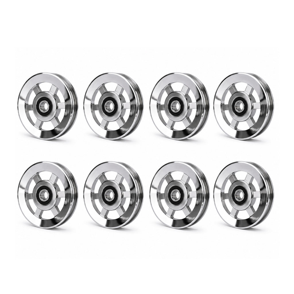 Aluminium  Pully 105 MM (IMPORTED) Set of 8