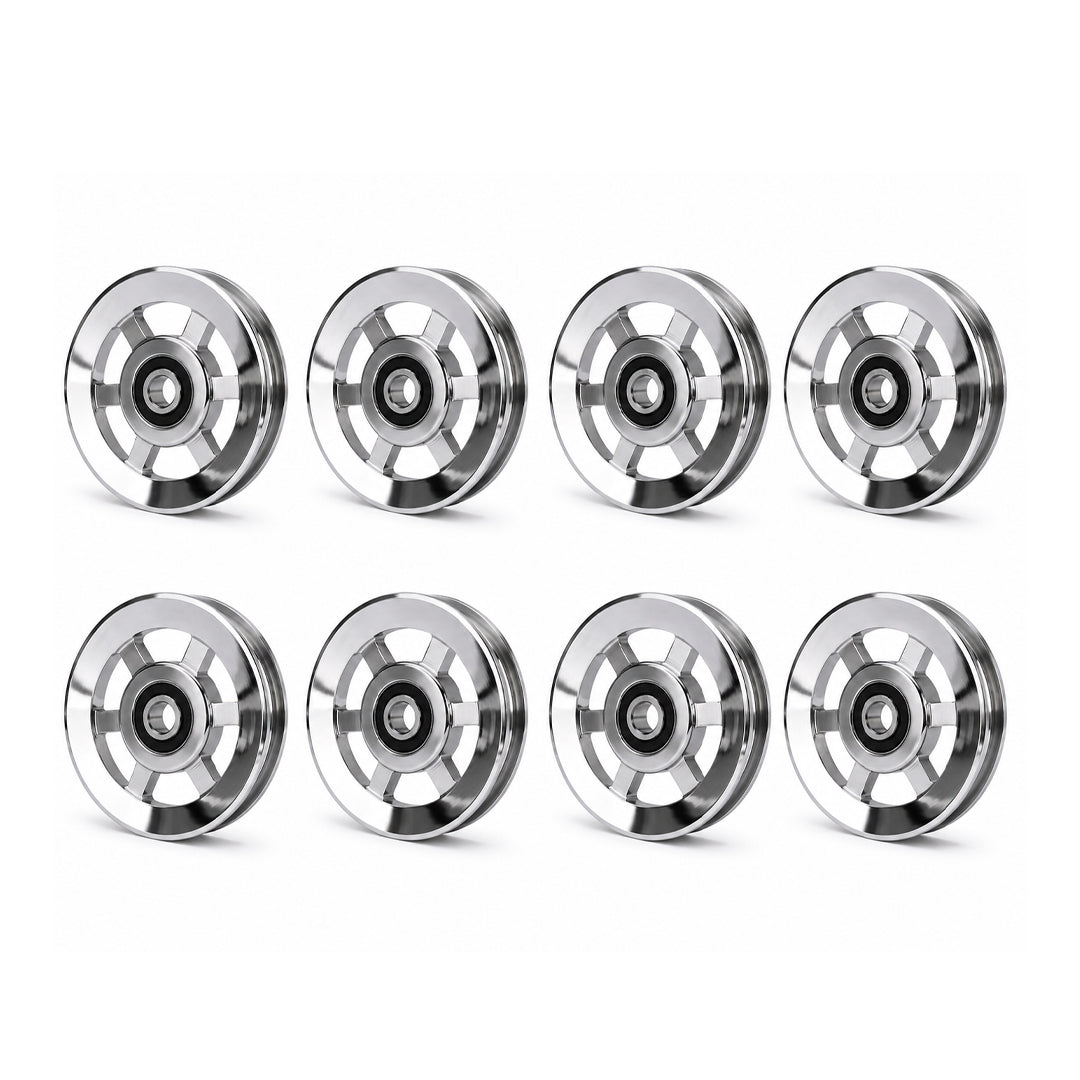 Aluminium  Pully 105 MM (IMPORTED) Set of 8