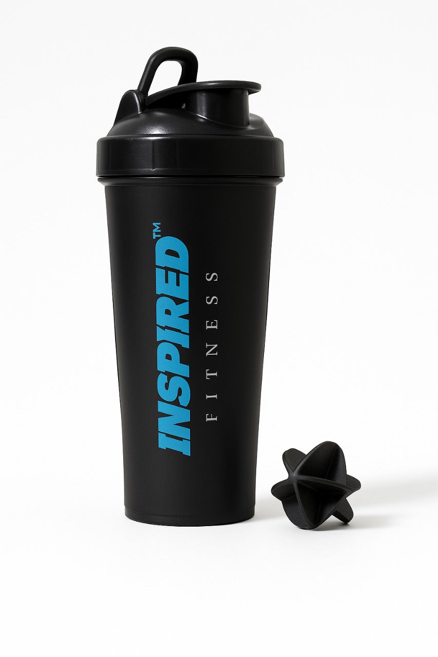 Gym Shaker Bottle 600ml – BPA Free Shaker Bottle for Gym – Shaker Cup with Mixing Ball – Sports Shaker Bottle – Gym with Storage – Plastic Bottle for Gym (Black)