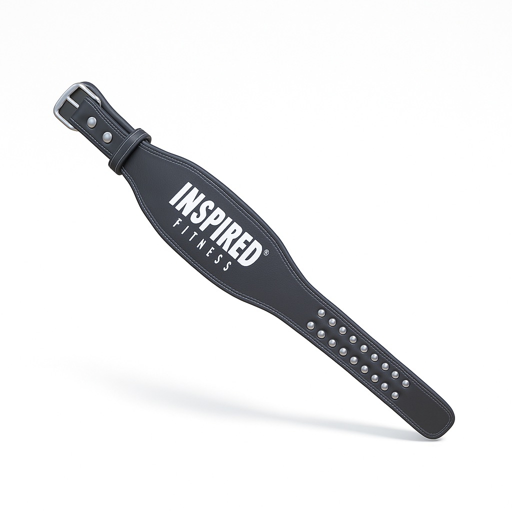 INSPIRED FITNESS Weightlifting Belt Leather Lifting Gym Belt for Men | Weight Belt for Gym Workout | Inspired Fitness Weightlifting - Premium Leather Lifting for Men | Weight for Workout