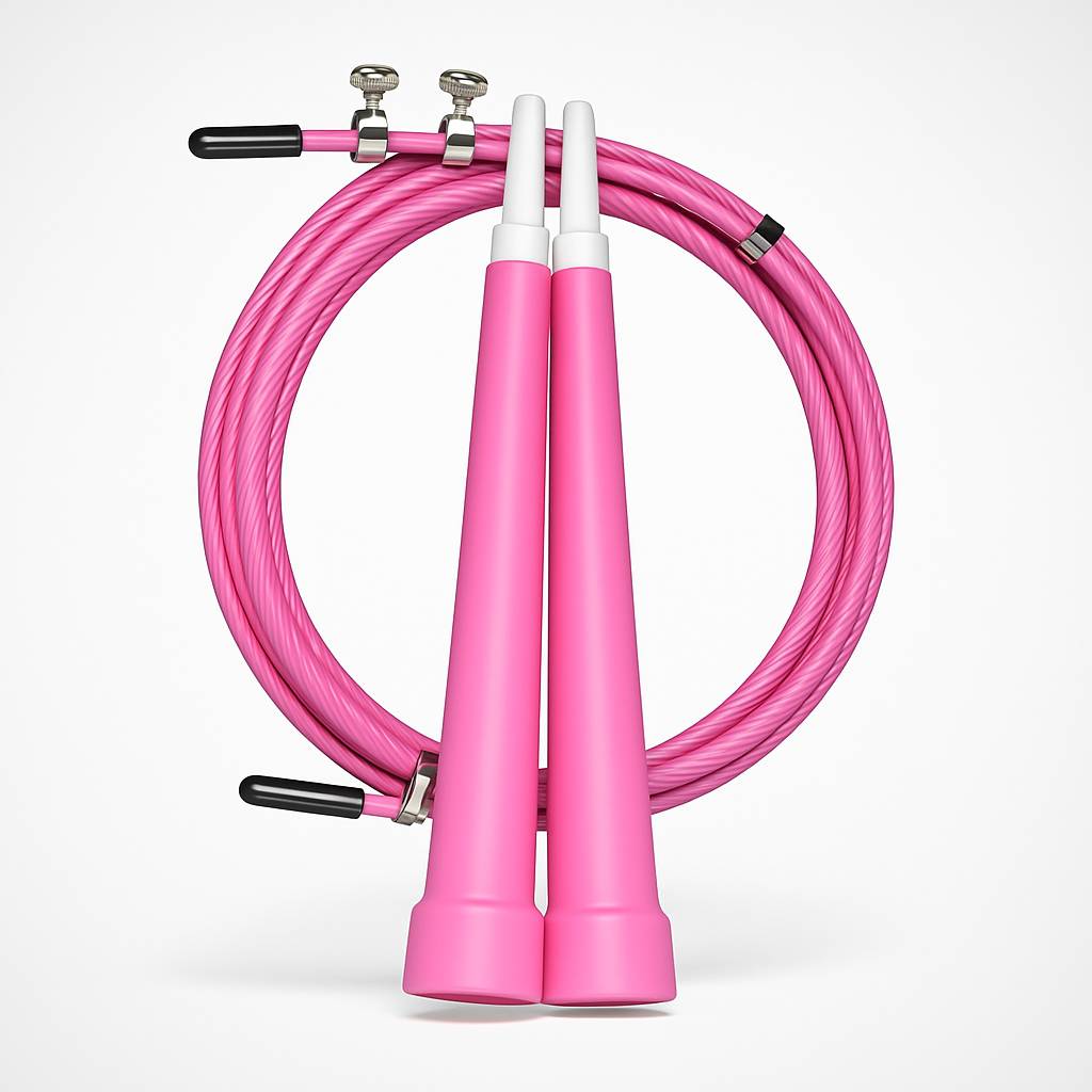 INSPIRED FITNESS Speed Skipping Rope Adjustable Jump Rope | Rope for Men and Women | PVC Coated | Gym Skipping Rope for Home Workout | Adjustable Jump Rope for Cardio & CrossFit Training