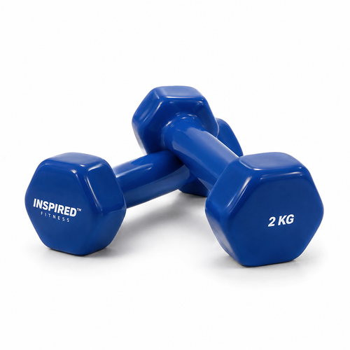 2Kg Vinyl dumbbells' pair