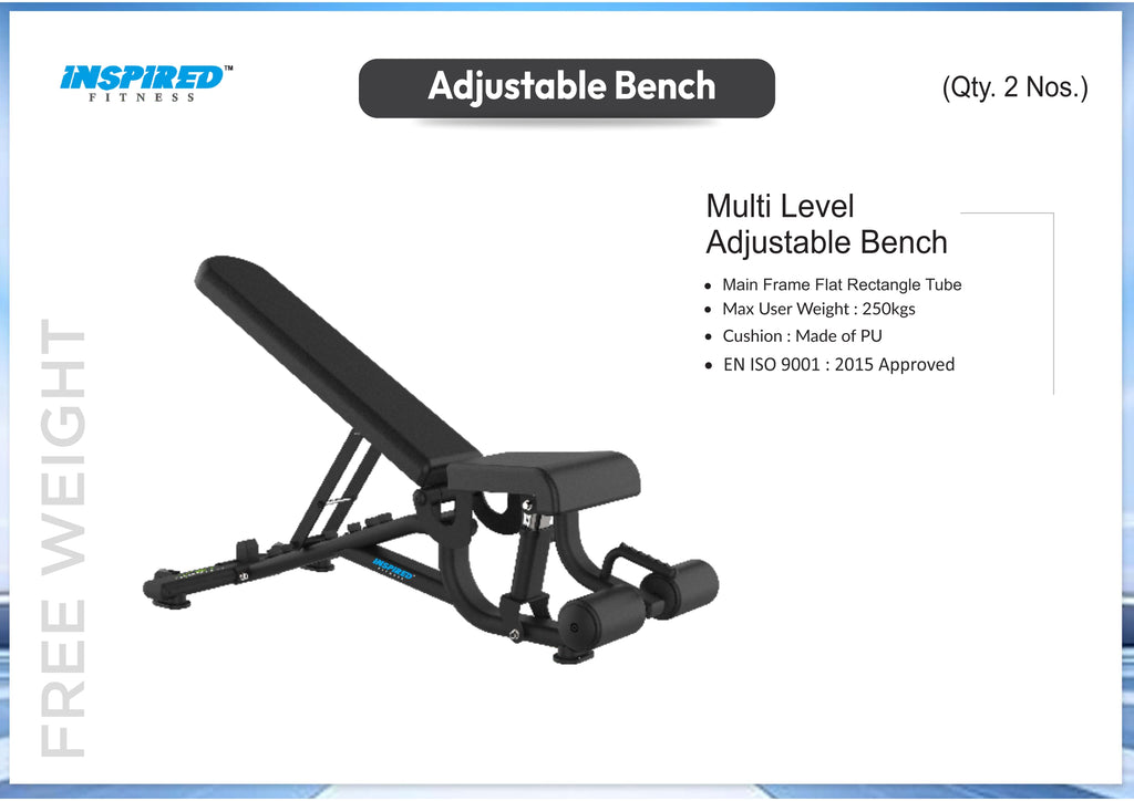 INSPIRED FITNESS FULL IMPORTANT GYM SETUP DEZIRE SERIES RS.12,49,999/-