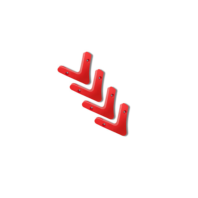 V-Type Gym Barbell Holder (Red Finish
