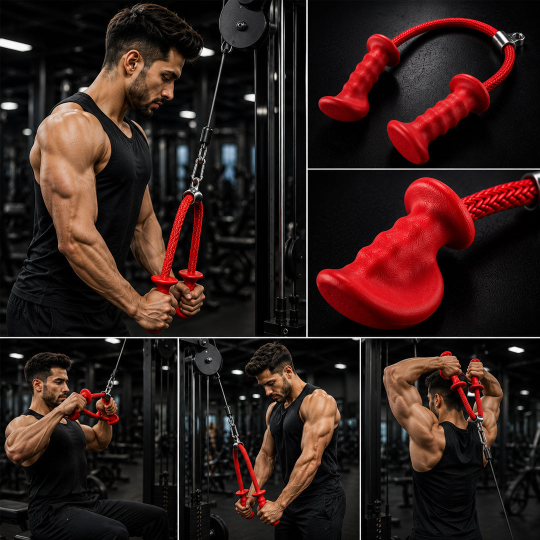 Ergonomic Tricep Rope for Gym