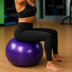 Exercise Gym Ball with Pump – 75cm Anti-Slip Balance Ball for Workout | Fitness Ball for Home Workout | Yoga Chair | Gym Ball for Back Pain – Gym Equipment for Home & Office.