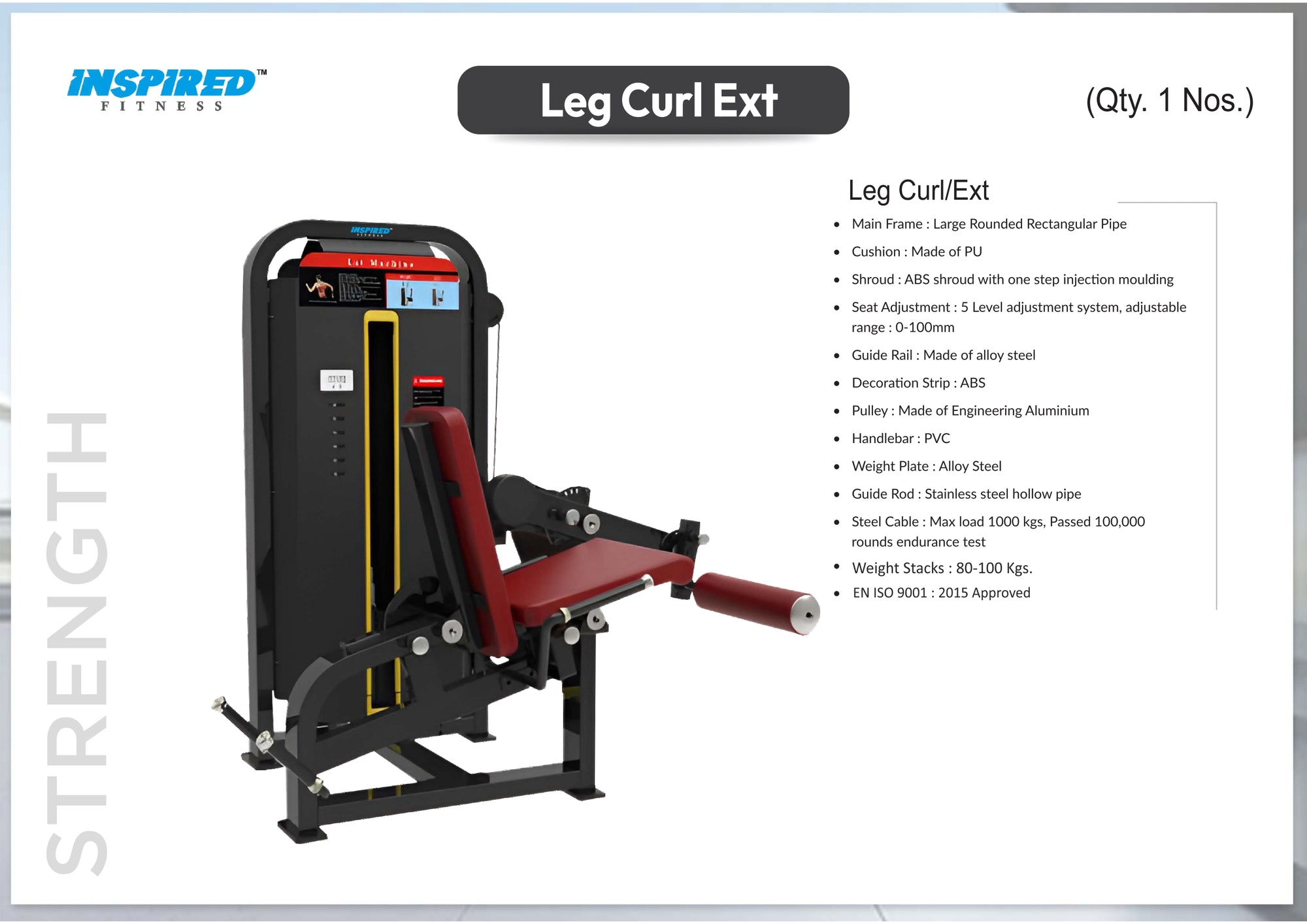 INSPIRED FITNESS COMMERCIAL GYM SETUP LMN SERIES RS. 11,49,999