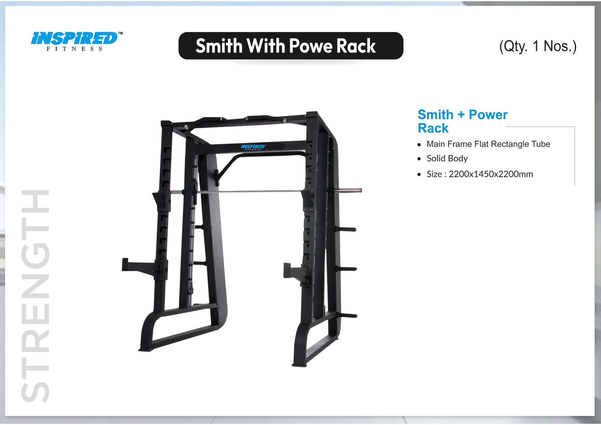 INSPIRED FITNESS COMMERCIAL GYM SETUP LMN SERIES RS. 11,49,999