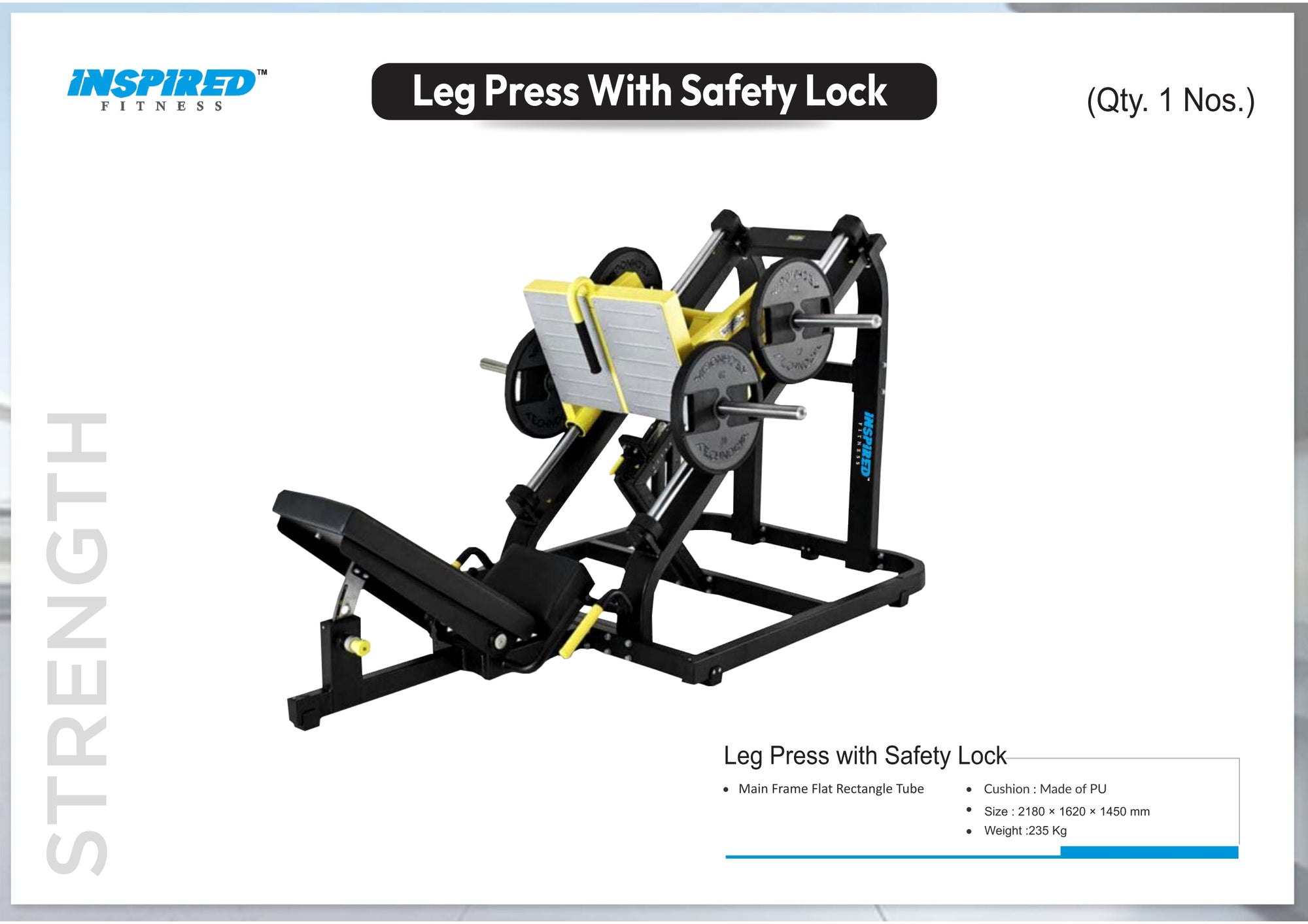INSPIRED FITNESS COMMERCIAL GYM SETUP LMN SERIES RS. 11,49,999