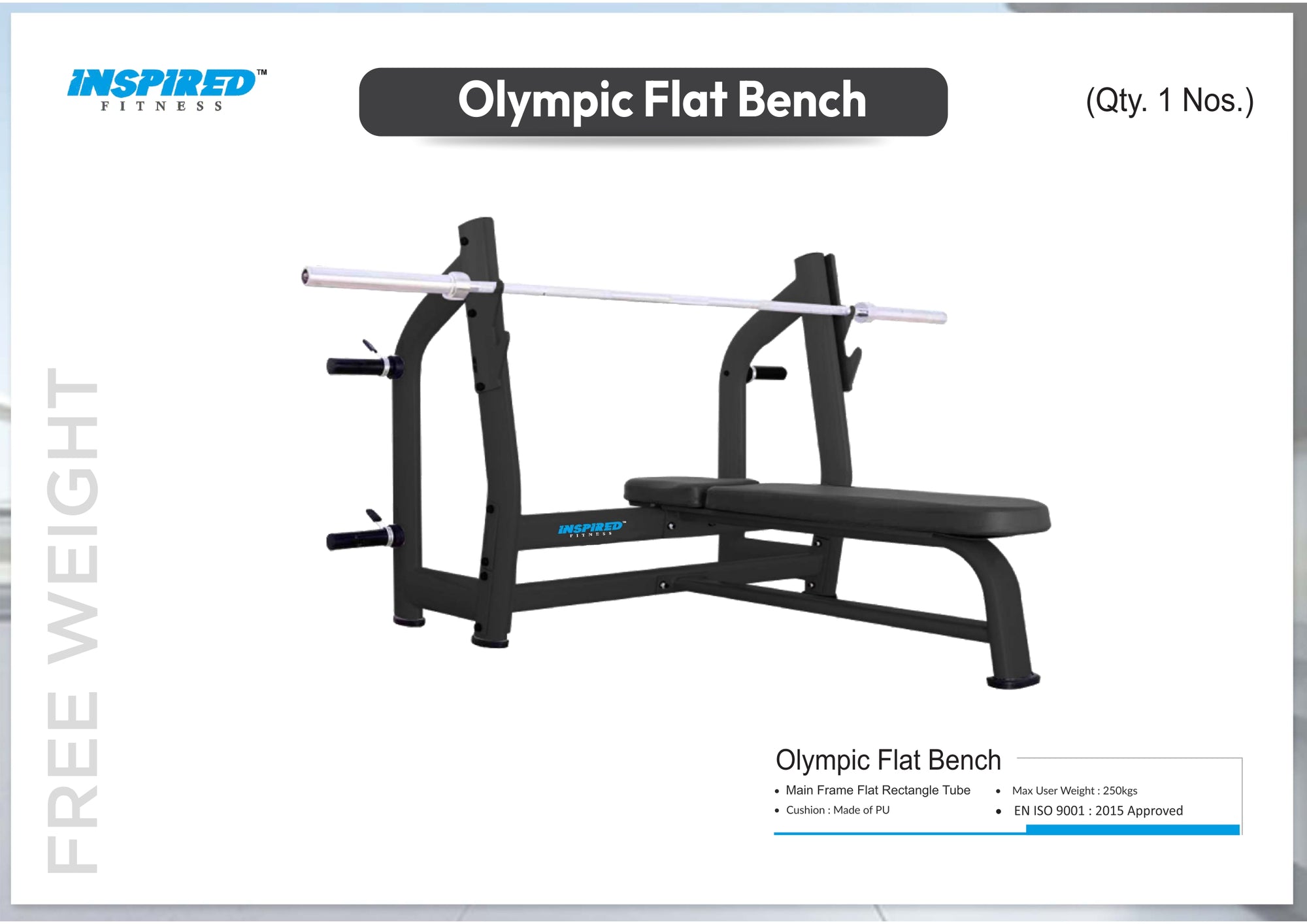 INSPIRED FITNESS COMMERCIAL GYM SETUP LMN SERIES RS. 11,49,999