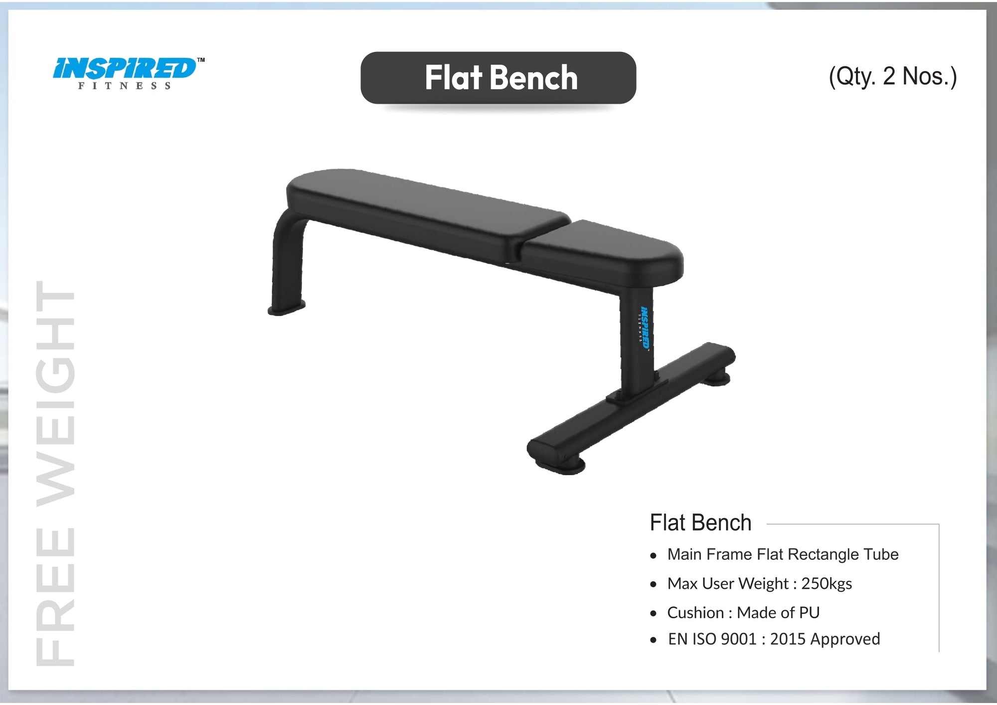 INSPIRED FITNESS COMMERCIAL GYM SETUP LMN SERIES RS. 11,49,999
