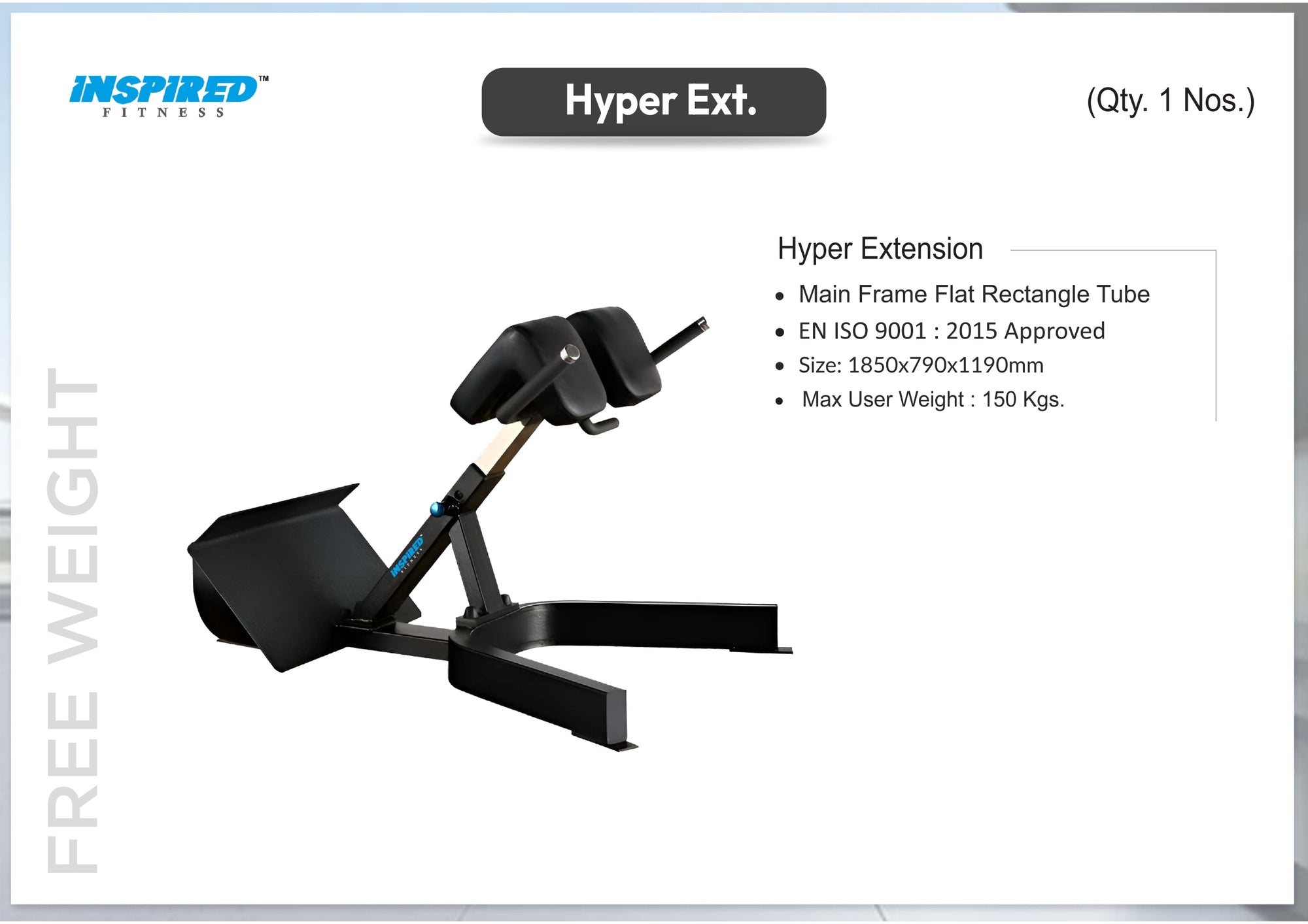 INSPIRED FITNESS COMMERCIAL GYM SETUP LMN SERIES RS. 11,49,999