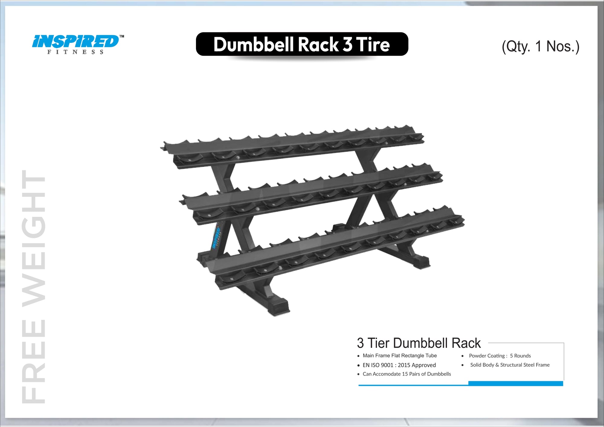 INSPIRED FITNESS COMMERCIAL GYM SETUP LMN SERIES RS. 11,49,999