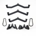 INSPIRED FITNESS Mag Grip Handle Attachment for Cable Machine – LAT Pulldown Mag Grip Set | Gym Mag Grip Bar for Back and LAT Pull Down Handle | Ergonomic Mag Grip