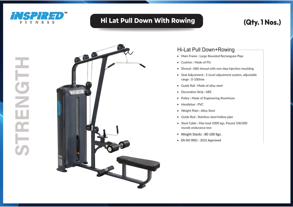 INSPIRED MAT-X Series Premium Gym Equipment Package – ₹19,99,999