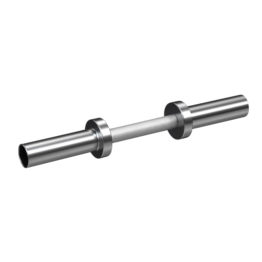 INSPIRED FITNESS Olympic Dumbbell Rod | Dumbbell Handle Bar for Weightlifting | Steel with Chrome Finish | Heavy Duty | Adjustable Weightlifting | Dumbbell Handle Bar for Home Gym | 2-Inch Olympic Rod | with Knurled Grip