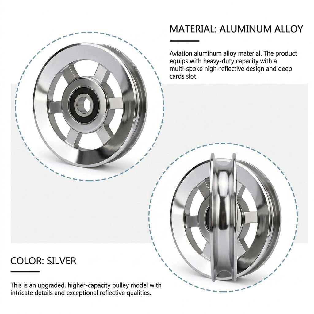 Aluminium  Pully 105 MM (IMPORTED)