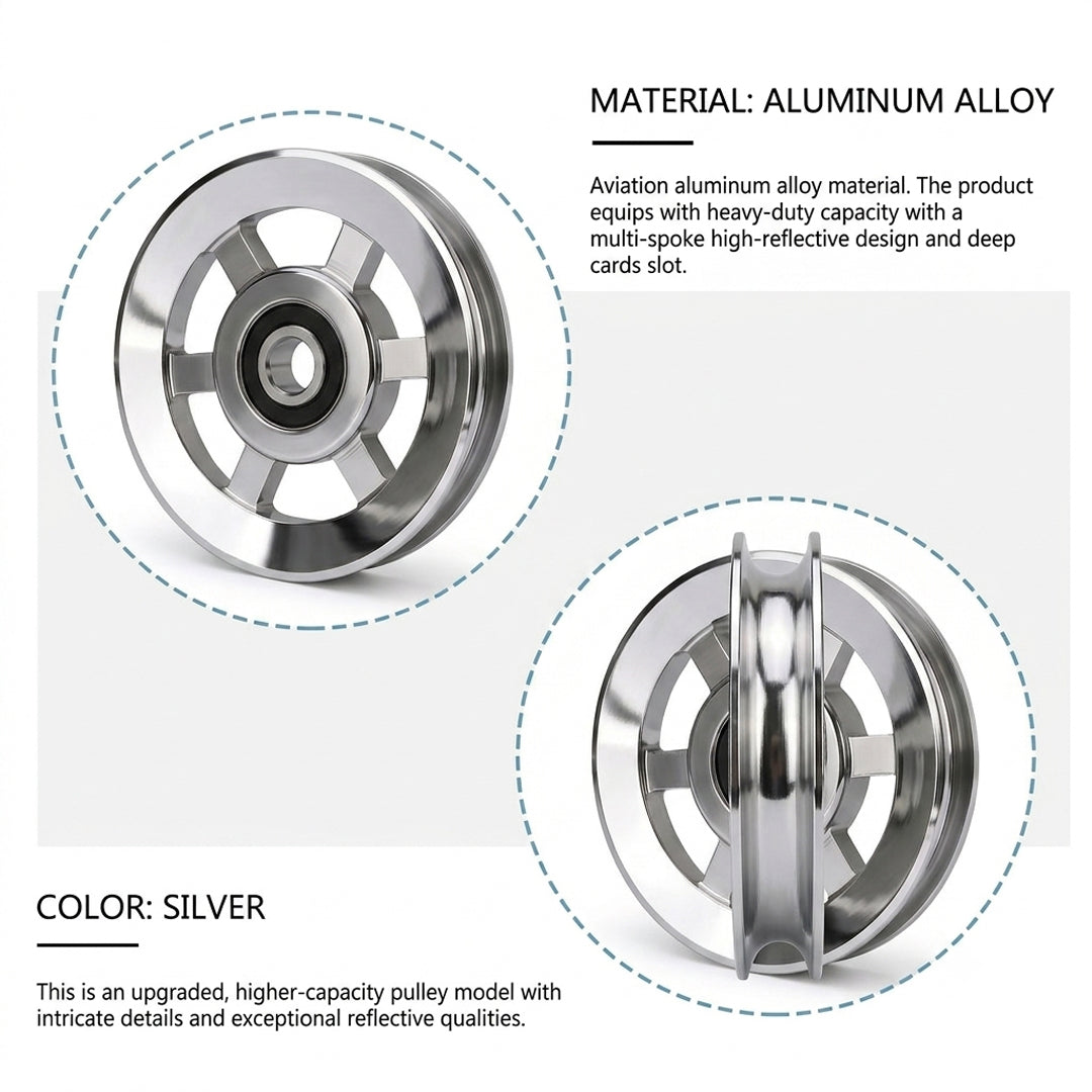 Aluminium  Pully 105 MM (IMPORTED)