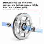 Aluminium  Pully 105 MM (IMPORTED)