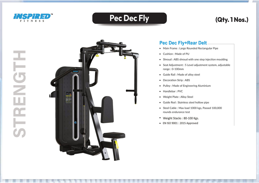 INSPIRED FITNESS FULL IMPORTED COMMERCIAL GYM SETUP RS 5 SERIES RS. 15,49,999/-