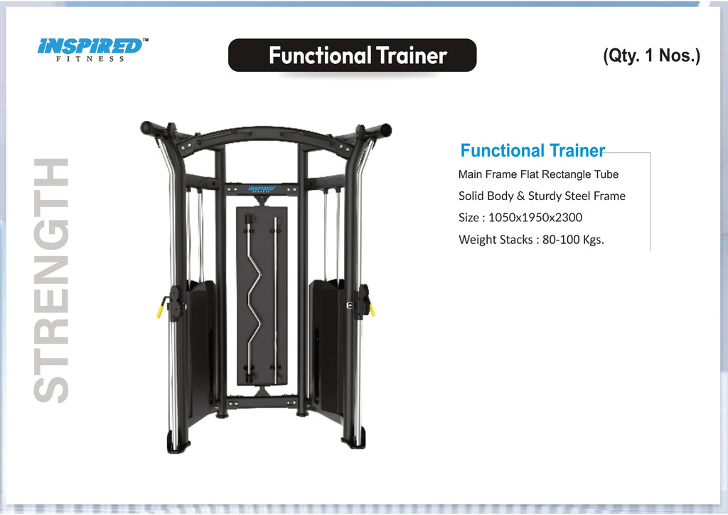 INSPIRED FITNESS FULL IMPORTED COMMERCIAL GYM SETUP RS 5 SERIES RS. 15,49,999/-